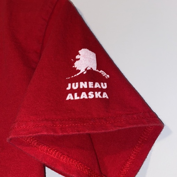 Limited Edition 2014 Unisex Kids Medium ALASKA Lego Red T-Shirt - Picture 3 of 6